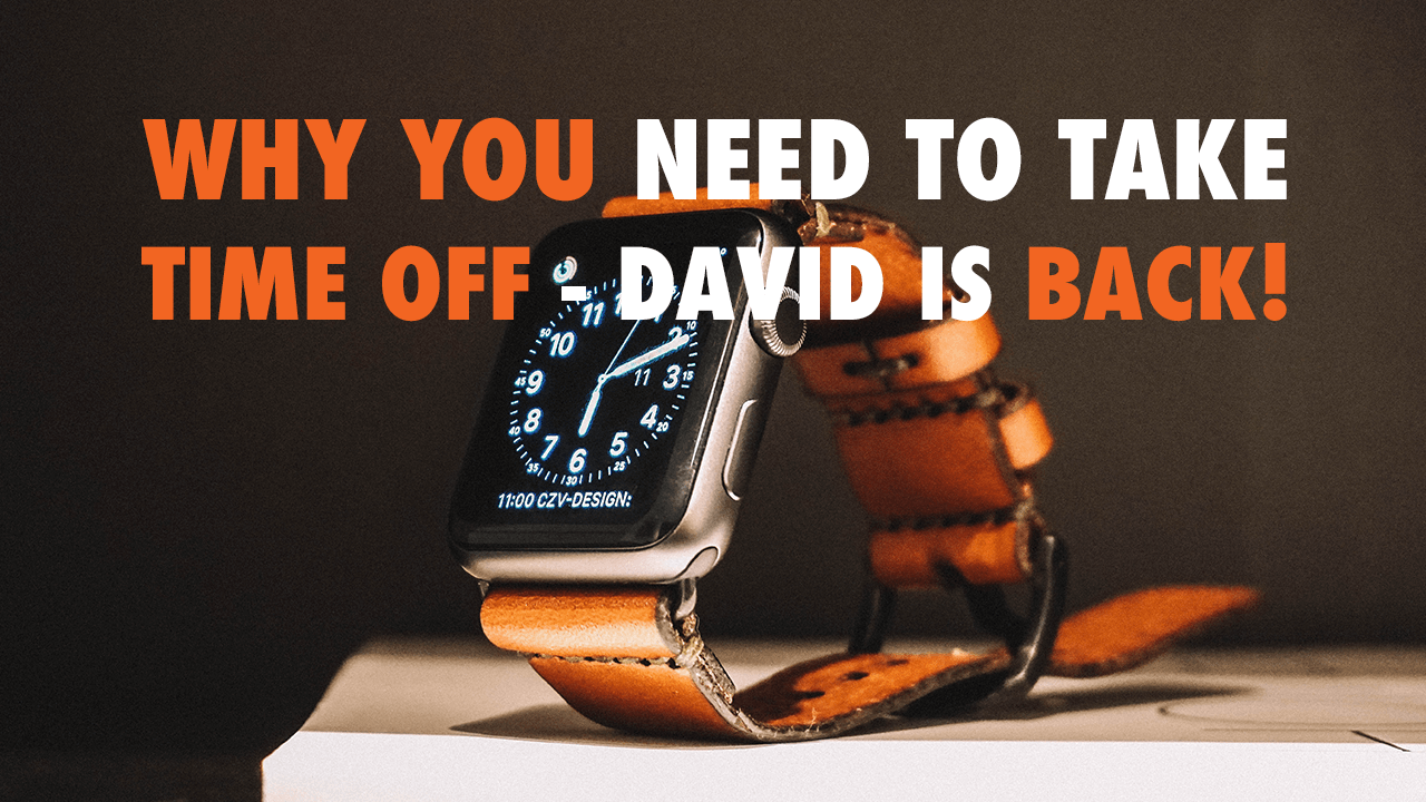 Take time to make. To get time off. Time off